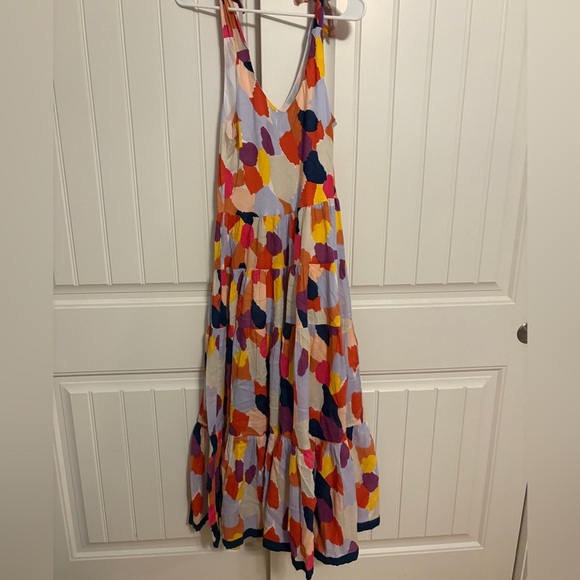 THML Colorful Sleeveless Maxi Dress size Small - Picture 4 of 4
